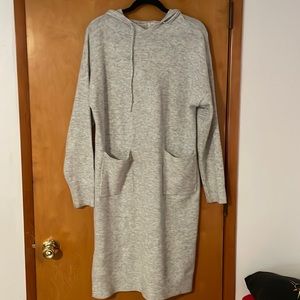 A new day hooded sweater dress never been worn